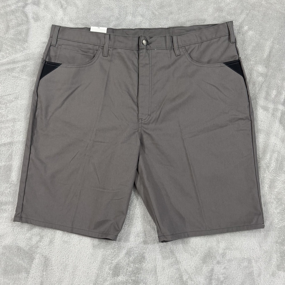 NWT Genuine Dickies Utility Shorts Mens 44x11 Gray Flex Twill Reinforced Pockets